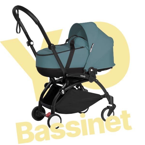YOYO 2 Babyzen stroller with the Aqua bassinet pack